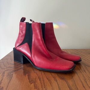 Red boots